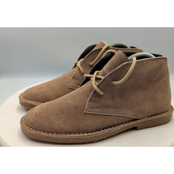SoftMoc Shoes - Softmoc Jaycee SND Taupe Suede Desert Ankle Boots Lace Up Casual Comfort US 8